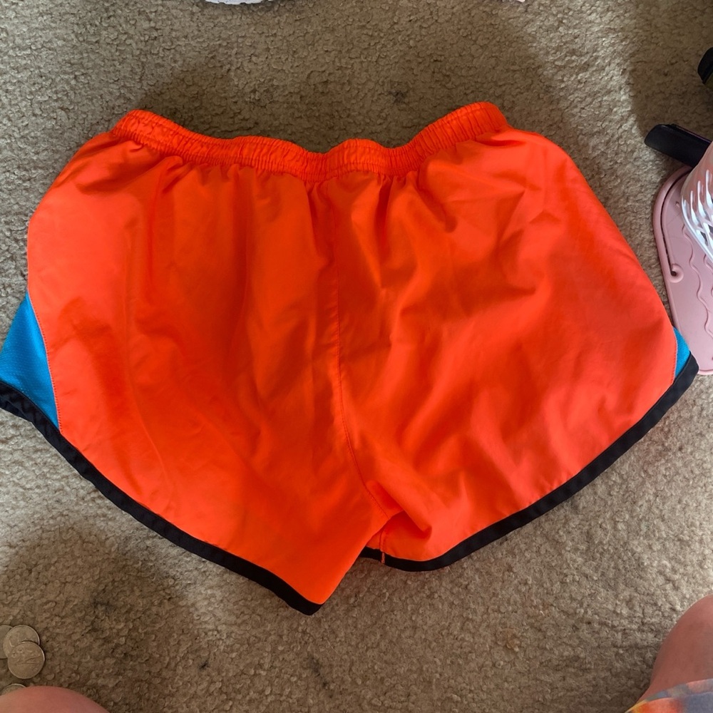 Orange and Blue Women's Shorts
